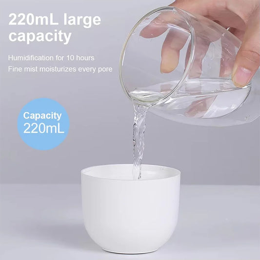 Mini Water Drop Humidifier – USB Desktop Air Atomizer for Home & Office