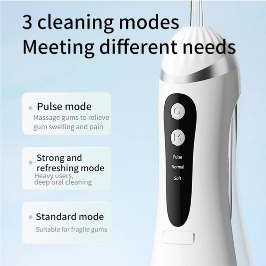 Wireless Electric Water Flosser – Deep Cleaning & Healthy Gums (IP65)