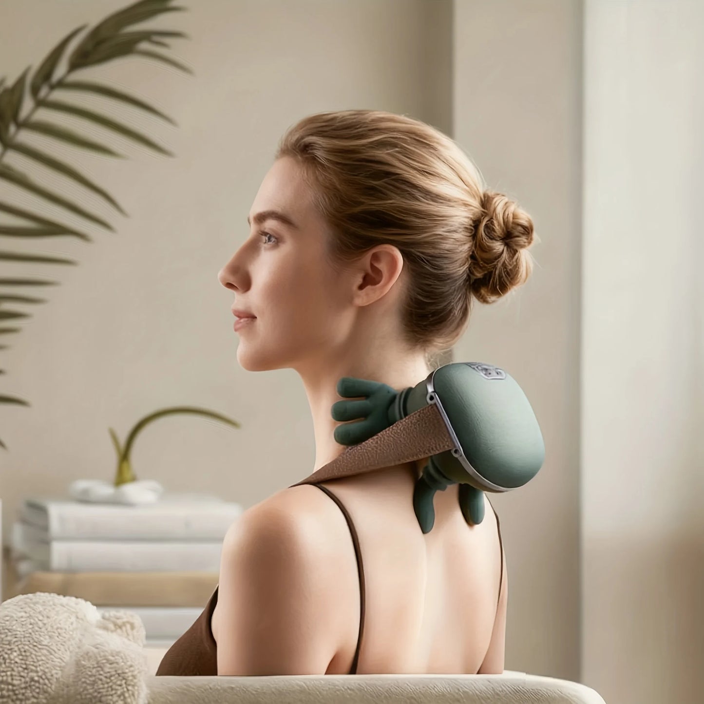 Intelligent Neck and Shoulder Massager – Automatic Kneading Massage with USB Power Supply for Relaxation & Comfort