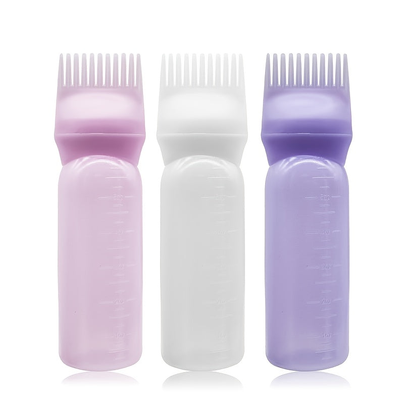 Professional Hair Dye Applicator Bottle – Plastic Squeeze Bottle with Scale for Hair Coloring