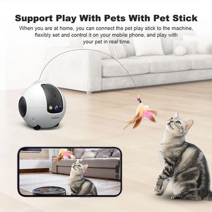 HD WiFi Pet Camera Robot 360° – Interactive 1080P Camera with 2-Way Audio &amp; App Control
