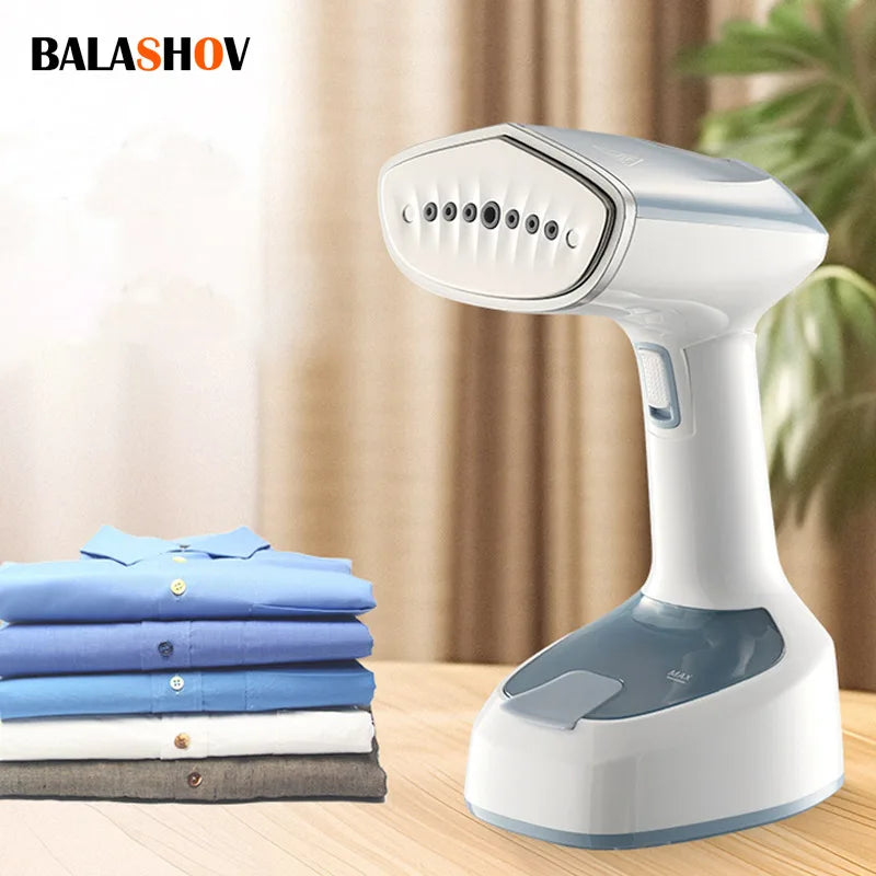 Handheld Clothes Steamer 1500W – Foldable Fast Steamer with EU Plug for Home & Travel