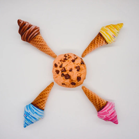 Funny Squeaky Dog Toys – Bite-Resistant Food-Shaped Toys for Small &amp; Medium Dogs