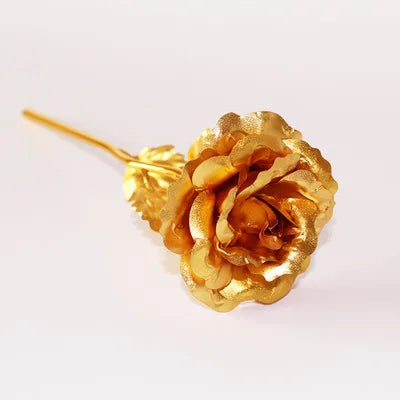 24K Gold Plated Rose – Forever Love Symbol | Valentine's Day Wedding Gift
