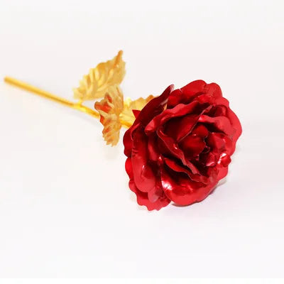 24K Gold Plated Rose – Forever Love Symbol | Valentine's Day Wedding Gift