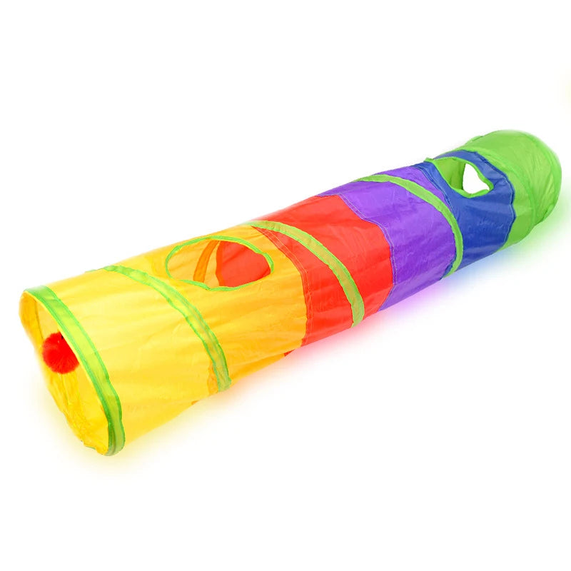 Collapsible Cat Tunnel – Interactive Play Tube for Indoor & Outdoor Fun