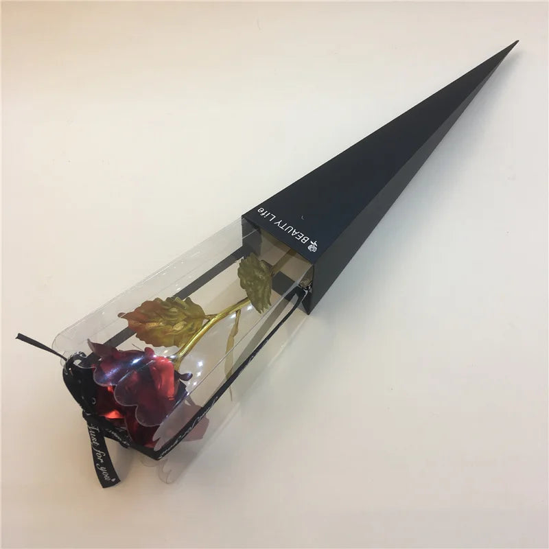 24K Gold Plated Rose – Forever Love Symbol | Valentine's Day Wedding Gift