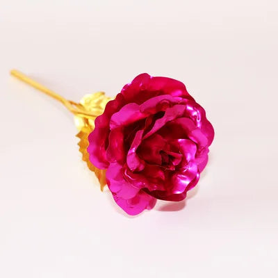 24K Gold Plated Rose – Forever Love Symbol | Valentine's Day Wedding Gift