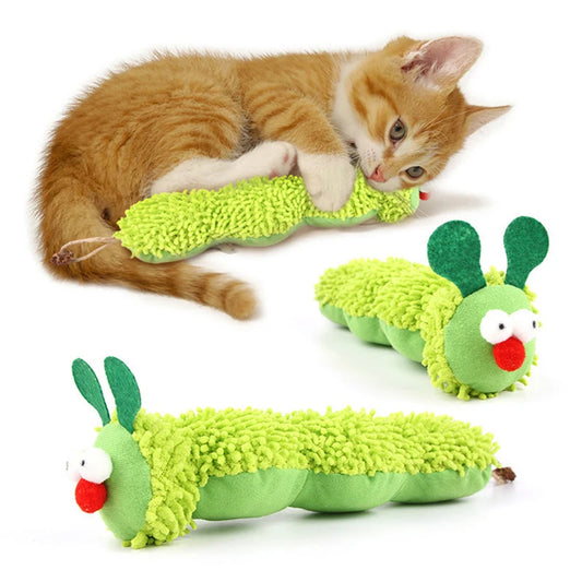 Durable Cat Plush Toy – Scratch &amp; Bite-Resistant Interactive Animal Toy