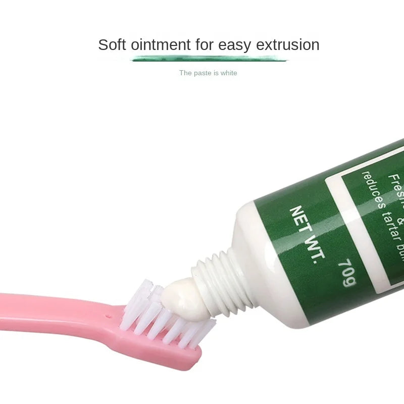 Pet Toothpaste for Dog & Cat – Beef & Vanilla Flavor | Oral Care 60g