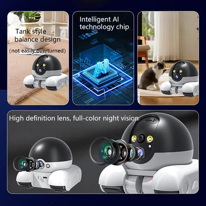 1080P Pet Tracking WiFi Camera – Smart Home Security with App Control &amp; Pet Monitor