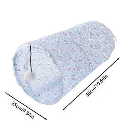 Collapsible Cat Tunnel – Interactive Play Tube for Indoor &amp; Outdoor Fun