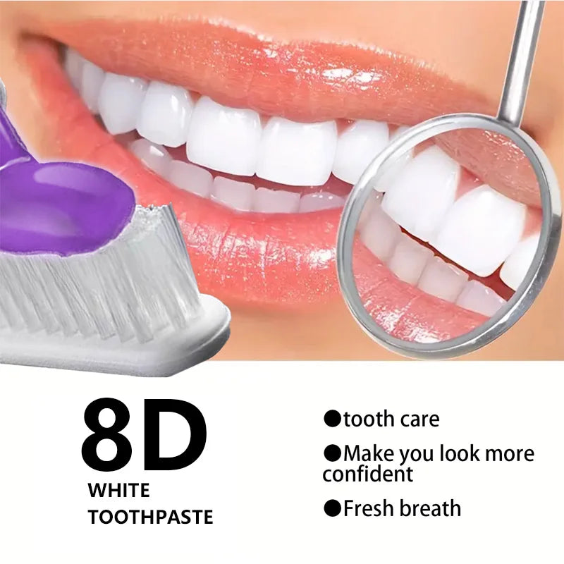 Purple Toothpaste for White Teeth – Deep Cleaning & Fresh | 100g Teeth Whitening