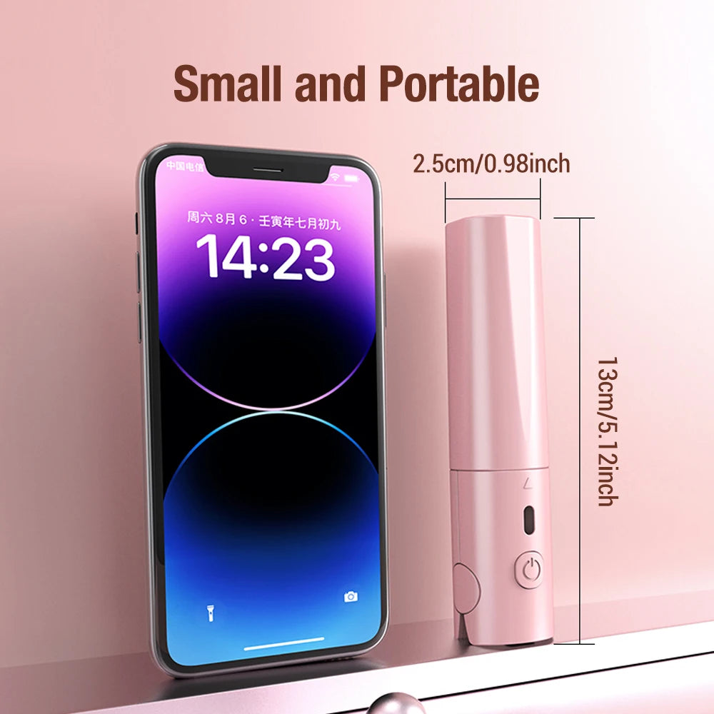 Portable Mini Hair Straightener & Curling Iron – Dual-Use Ceramic Styling Tool for Women