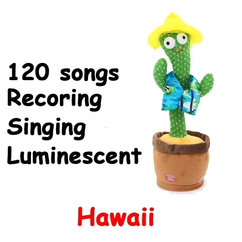 Dancing &amp; Talking Cactus Plush Toy – Interactive Electronic Toy with 120 Songs | Fun &amp; Educational Gift for Kids