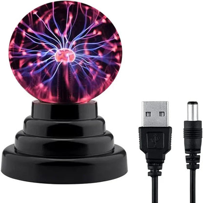 Magic Plasma Ball Lamp – Touch LED Night Lamp | Mood Lighting &amp; Play Light for Children's Room, Party &amp; Decoration