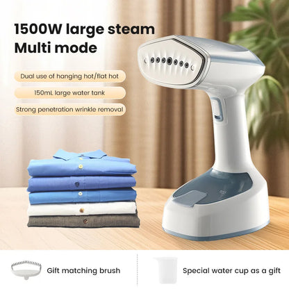 1500W Handheld Garment Steamer – Powerful Foldable Steam Iron for Fast Wrinkle Removal