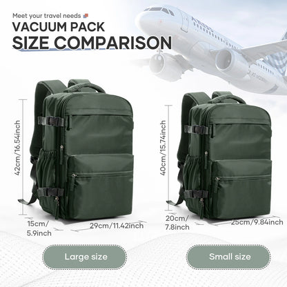 Expandable Travel Backpack with Air Compression – Cabin-Approved Hand Luggage