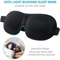 3D Sleep Mask with Memory Foam – Contoured Eye Mask for Complete Light Blocking