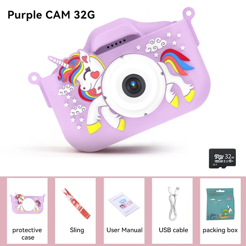 Kids Digital Camera 1080P HD – 2.0 Inch Children’s Camera with Silicone Case | Photo, Video & Games – Perfect Christmas & Birthday Gift