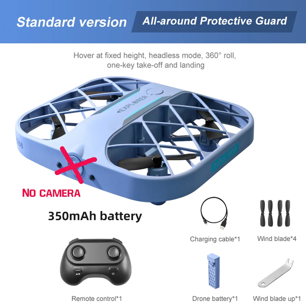 JJRC H107 Drone with 8K Camera – WiFi FPV Quadcopter with 4K HD Camera | Christmas Gift for Kids