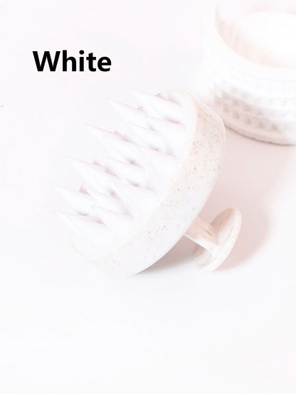 Silicone Scalp Massage Brush – Shampoo Brush for Hair Washing | Salon &amp; Home