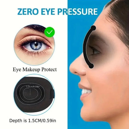 3D Sleep Mask with Memory Foam – Contoured Eye Mask for Complete Light Blocking