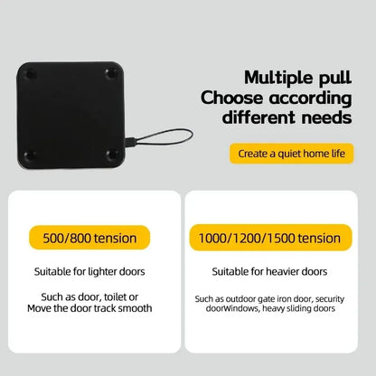 Automatic Drawstring Door Closer – Silent Self-Closing Mechanism for Home &amp; Office