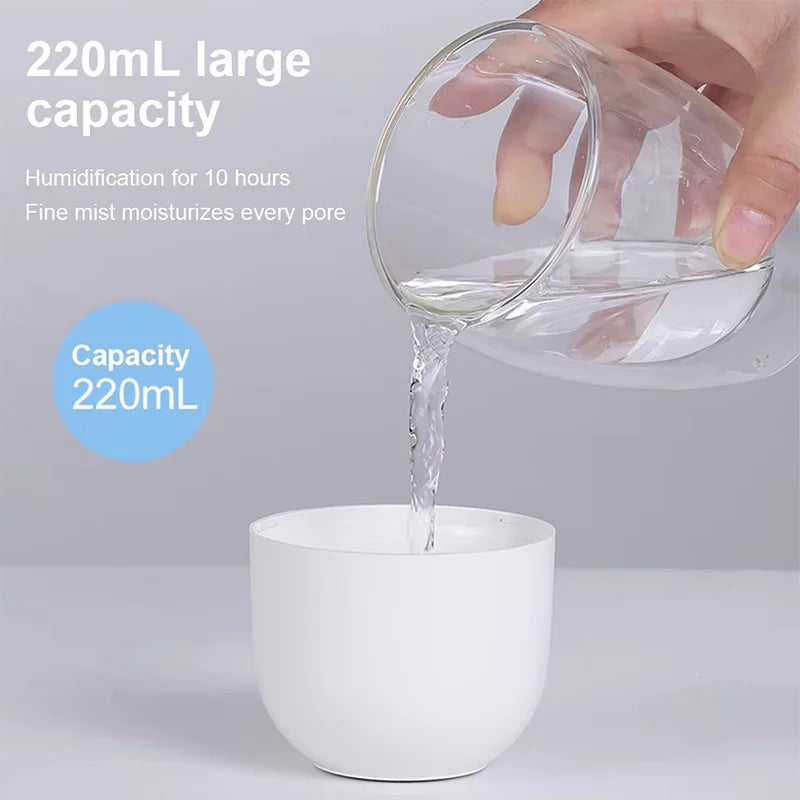 Mini Water Drop Humidifier – USB Desktop Air Atomizer for Home &amp; Office