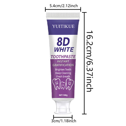 Purple Toothpaste for White Teeth – Deep Cleaning &amp; Fresh | 100g Teeth Whitening