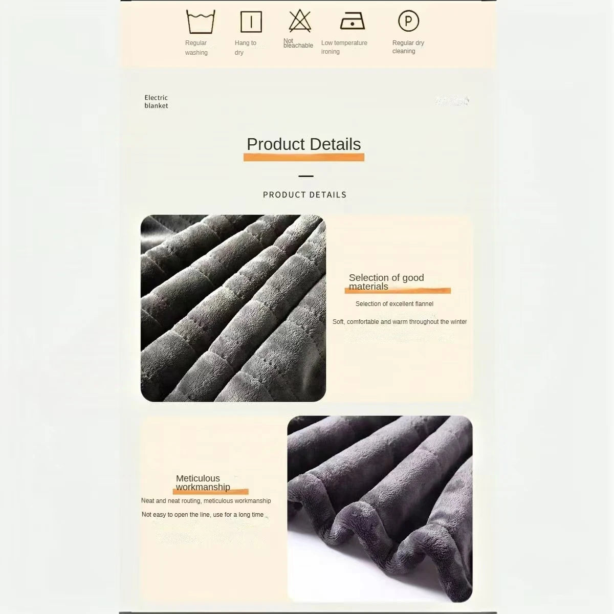 Smart Heating Blanket - Washable Electric Warming Throw