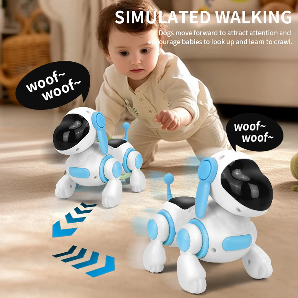 Smart Interactive Robotic Dog – Walking, Singing & Educational Toy for Children