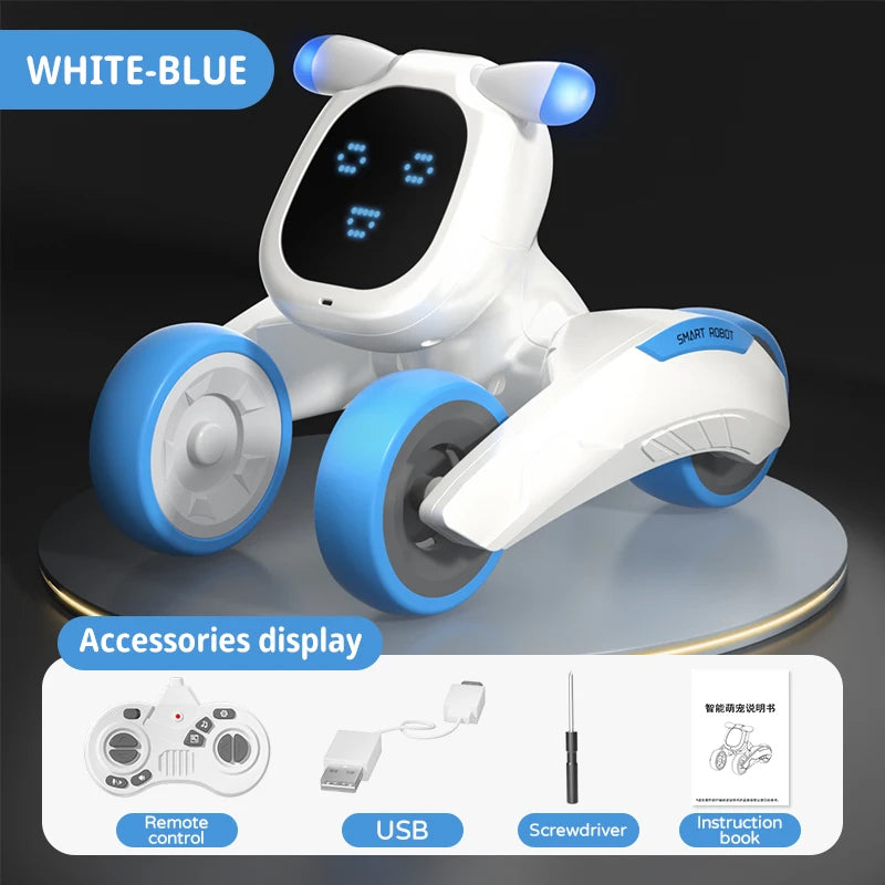Smart Robot Puppy Dog – RC Interactive Pet with Dance, Voice Control & Programming