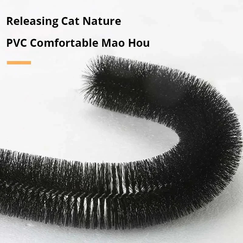 Cat Self-Grooming Arch – Massage Brush with Scratching Pad for Interactive Play