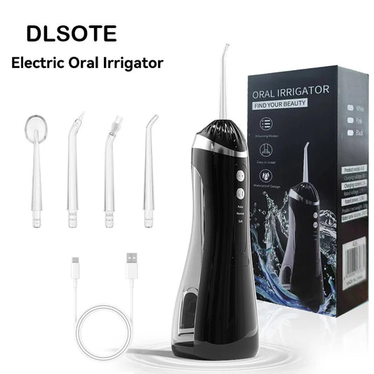 Wireless Electric Water Flosser – Deep Cleaning &amp; Healthy Gums (IP65)