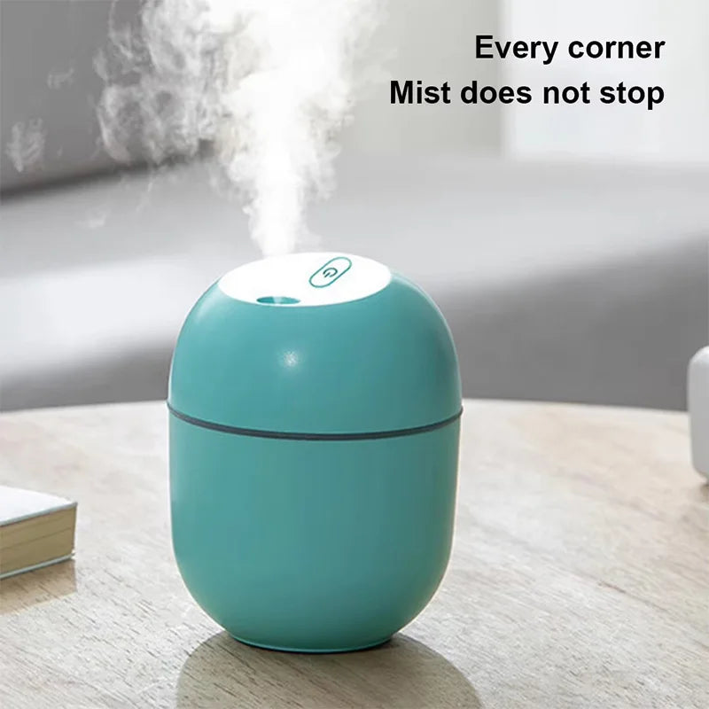 Mini Water Drop Humidifier – USB Desktop Air Atomizer for Home & Office