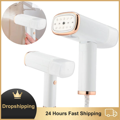 Foldable Mini Garment Steamer – Portable Handheld Steam Iron for Travel &amp; Home