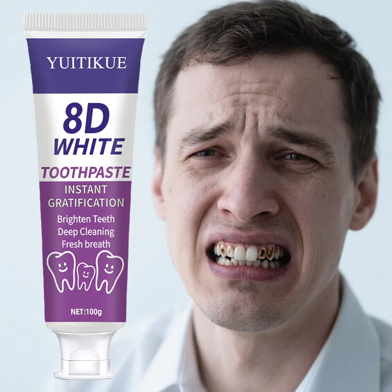 Purple Toothpaste for White Teeth – Deep Cleaning &amp; Fresh | 100g Teeth Whitening