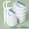 Portable Dental Floss Sticks – 50 Pcs Disposable Floss Picks | Oral Care