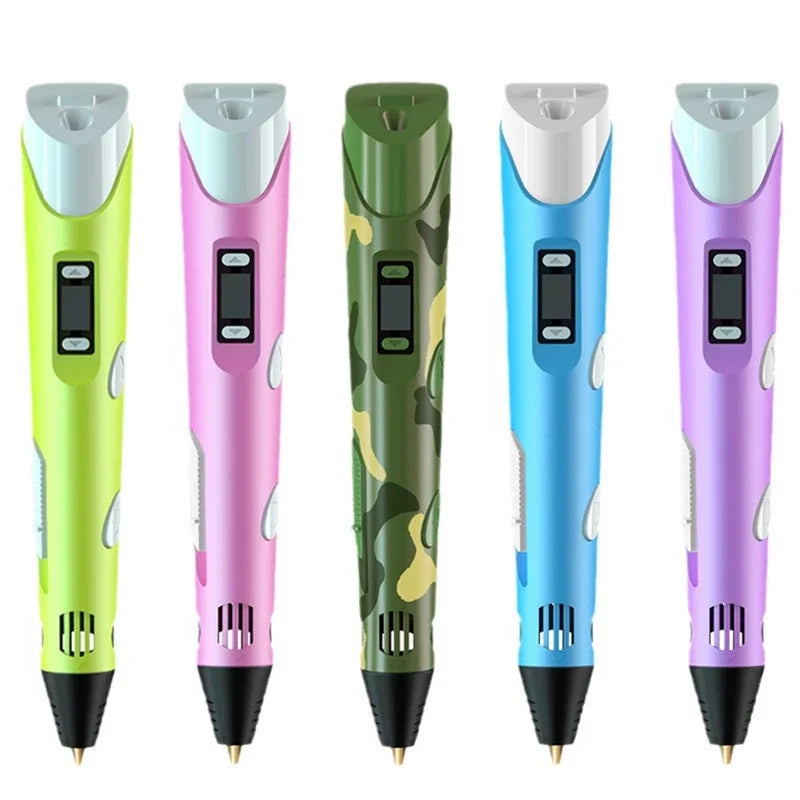 Electronic 3D Pen with 9 Meters of PLA Filament – USB-Powered 3D Printing Pen for Creative Drawing & Crafting