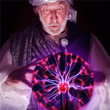 Magic Plasma Ball Lamp – Touch LED Night Lamp | Mood Lighting &amp; Play Light for Children's Room, Party &amp; Decoration