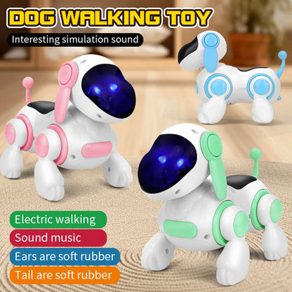 Smart Interactive Robotic Dog – Walking, Singing &amp; Educational Toy for Children