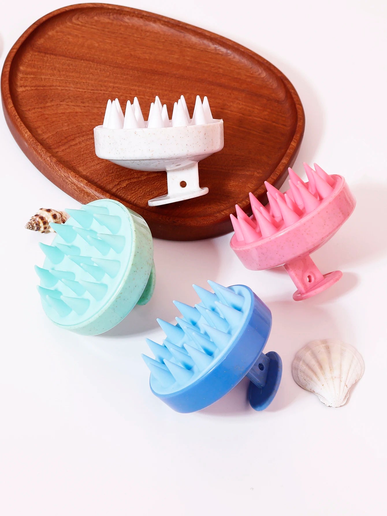 Silicone Scalp Massage Brush – Shampoo Brush for Hair Washing | Salon &amp; Home