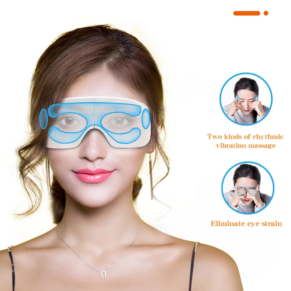 Smart Electric Eye Massager - Bluetooth Music & Heat Therapy