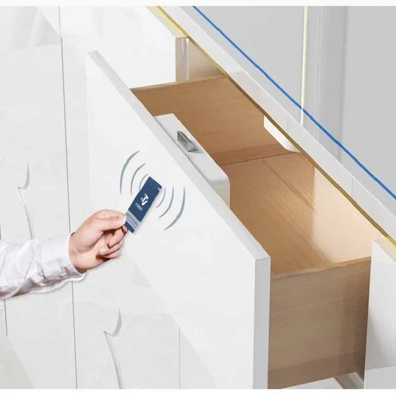 Smart Cabinet Lock - Invisible RFID Electronic Lock for Lockers, Drawers &amp; Sauna Furniture
