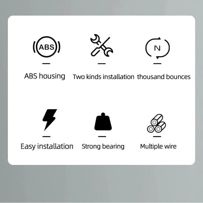 Automatic Drawstring Door Closer – Silent Self-Closing Mechanism for Home & Office