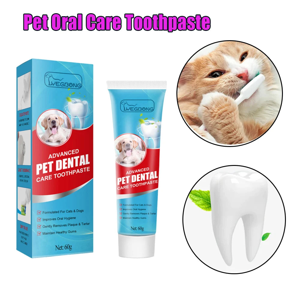Pet Oral Care Toothpaste – Fresh Breath & Clean Teeth for Dog & Cat | Edible & Safe