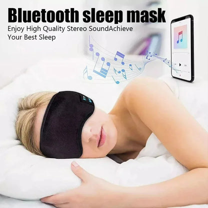 Bluetooth Sleep Headphones – Wireless Eye Mask Headband for Music &amp; Calls