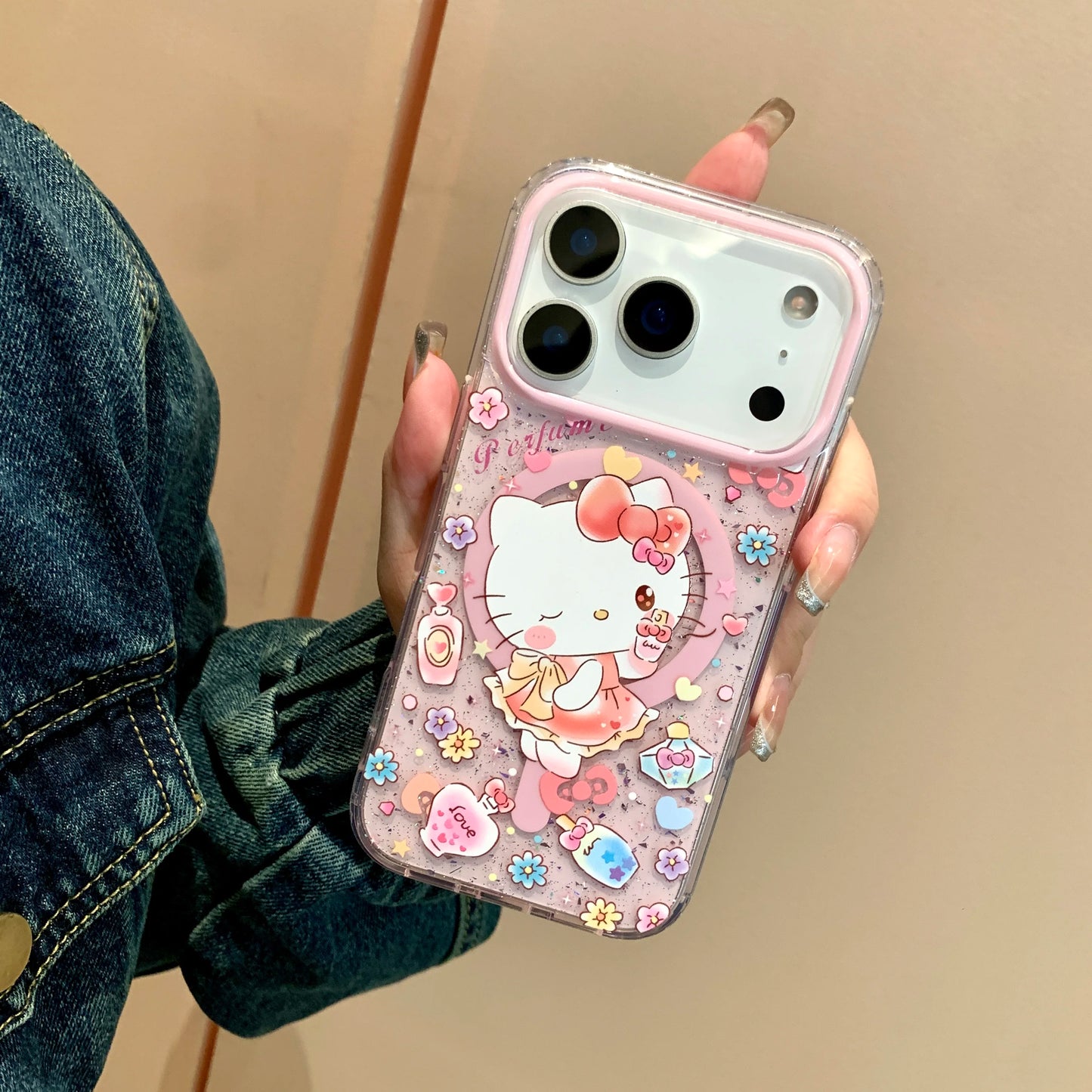 Cute Hello Kitty Phone Case – Anti-Drop Cover for iPhone 17, 16, 15, 14, 13 Pro Max