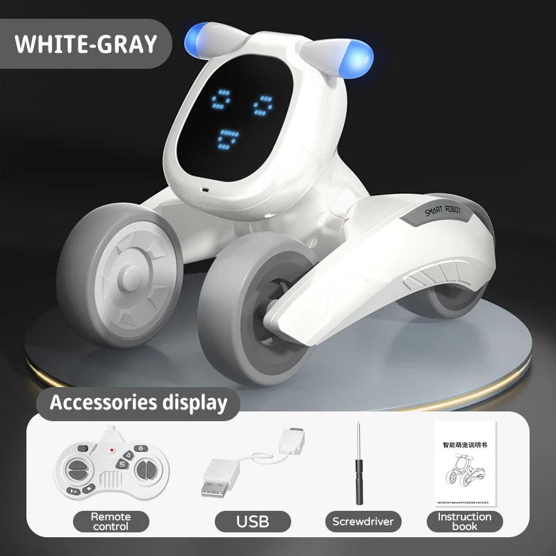 Smart Robot Puppy Dog – RC Interactive Pet with Dance, Voice Control & Programming
